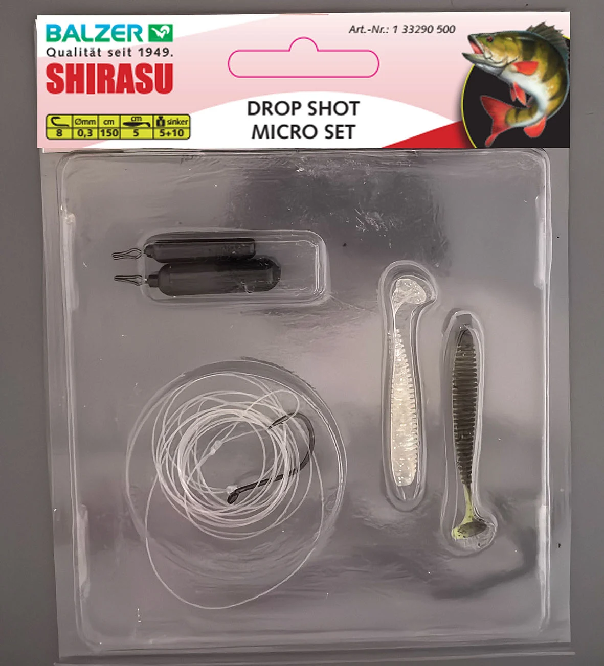 Balzer Ready to Fish Drop Shot Micro 5cm 5+10g - Dropshotrig