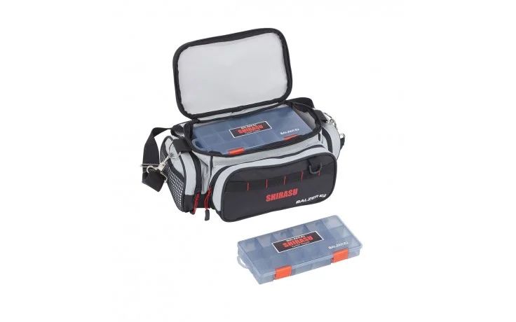 Balzer Shirasu Organizer klein 35 * 19 * 15 cm Angeltasche mit 2 Angelboxen für Angelzubehör