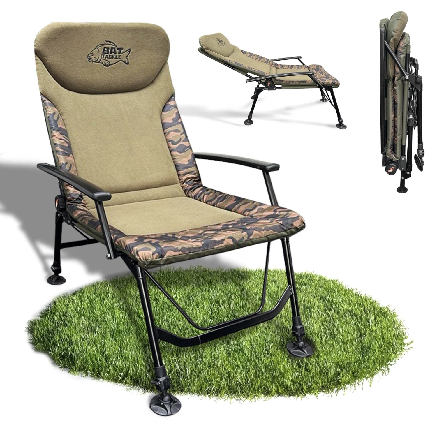 BAT-Tackle Camou Advance Arm Chair - Karpfenstuhl