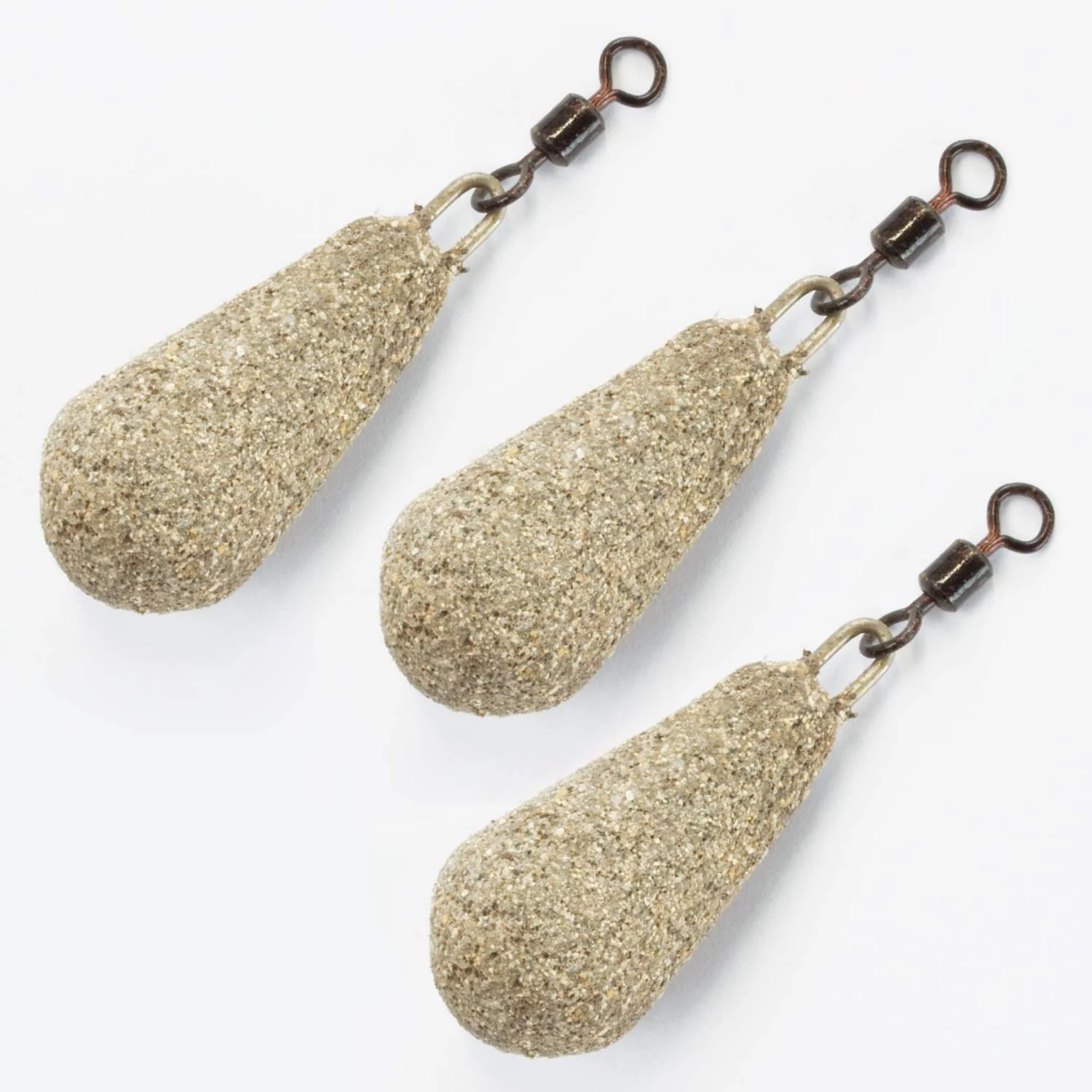 BAT-Tackle Flat Side Distance Lead gravel 99g 3 Stück Gewicht: 99g