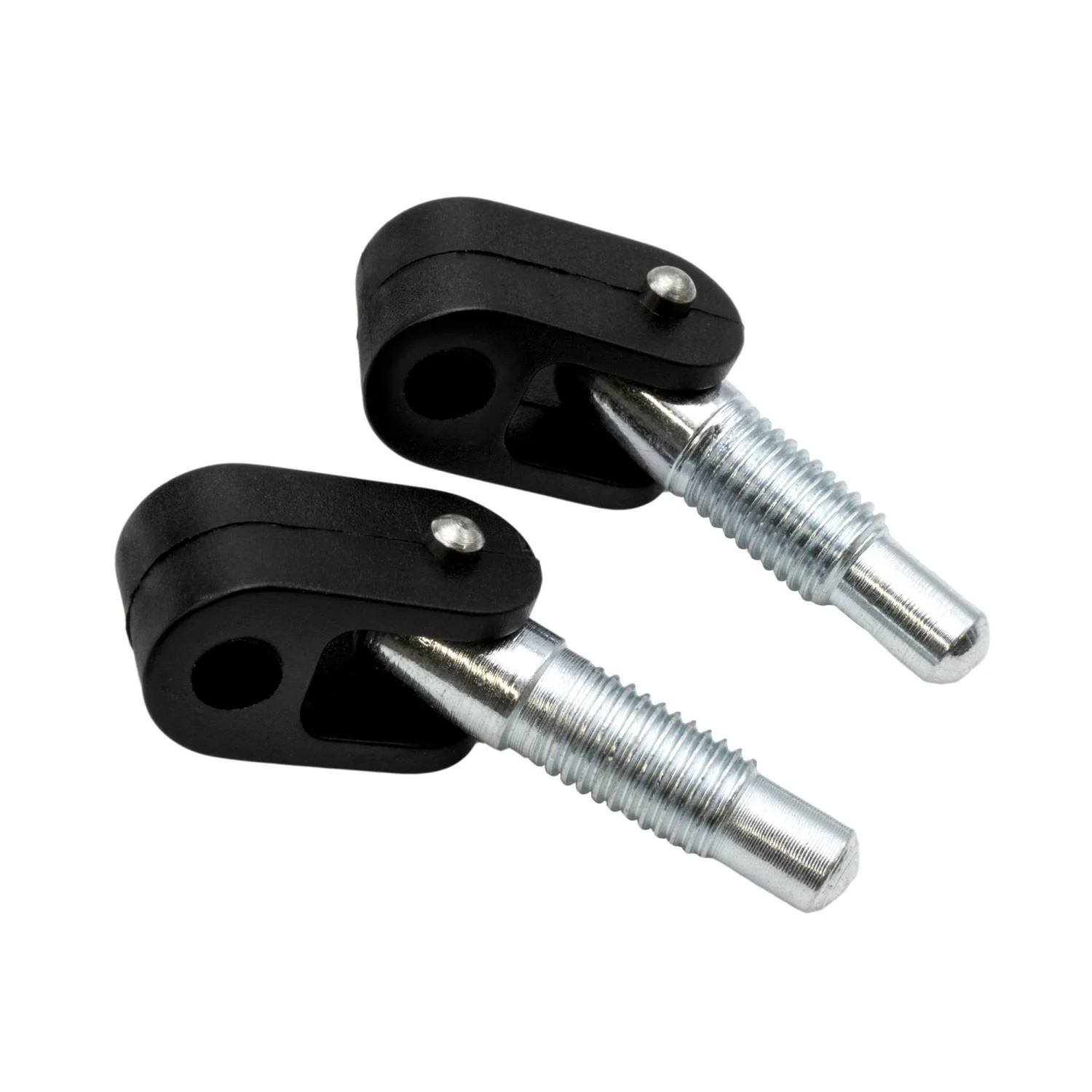 BAT-Tackle Storm Caps (Türstangenadapter) Edelstahl mit Gelenk