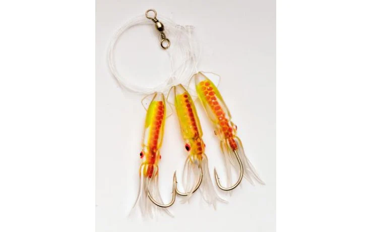 Behr Octopus System 3 Oktopuss Köder 1,5 Meter länge 0,7 mm Hakengröße 6/0