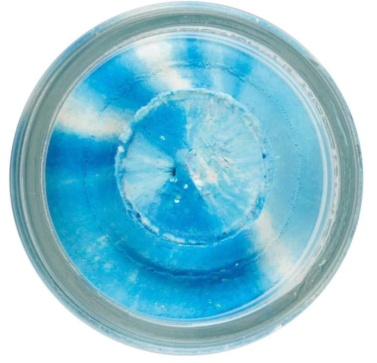 Berkley Powerbait Natural Glitter Trout Dough Garlic White/Blue
