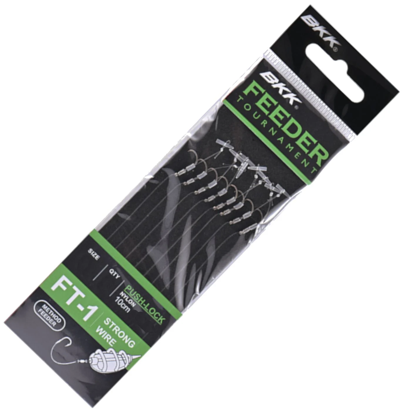 BKK Feeder Tournament FT-1 Push-Lock Rigs - 8 Friedfischvorfächer