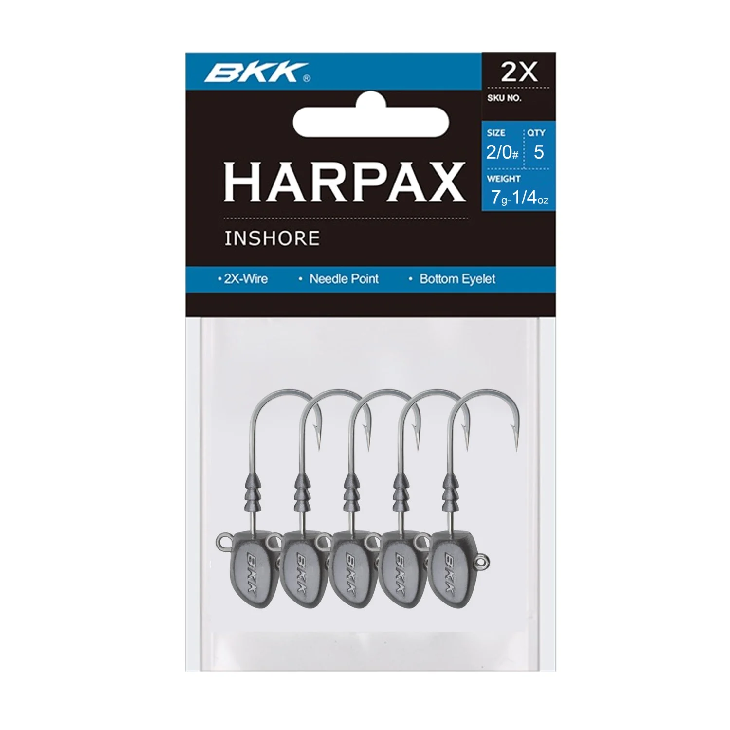 BKK Harpax Inshore - Jigköpfe Größe: Gr.2/0 | Gewicht: 7g
