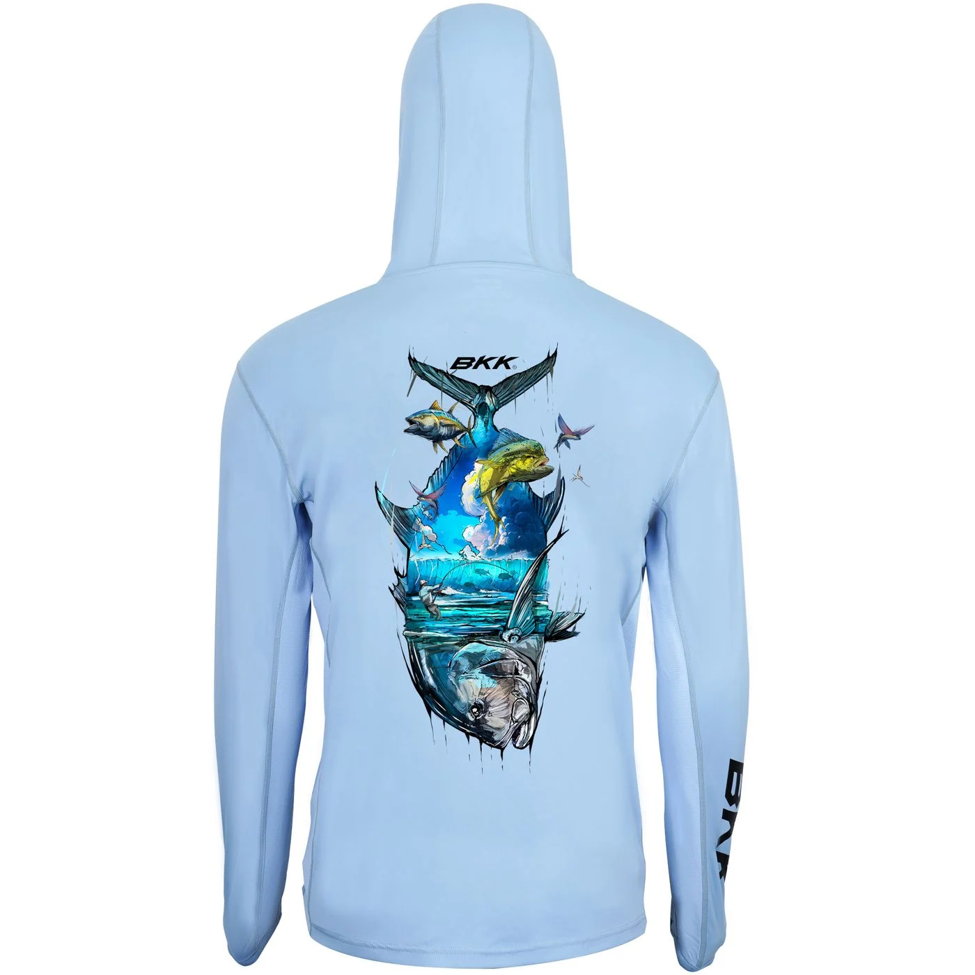 BKK Long Sleeve Performance Shirt Brand values GT Blue - Angelshirt S