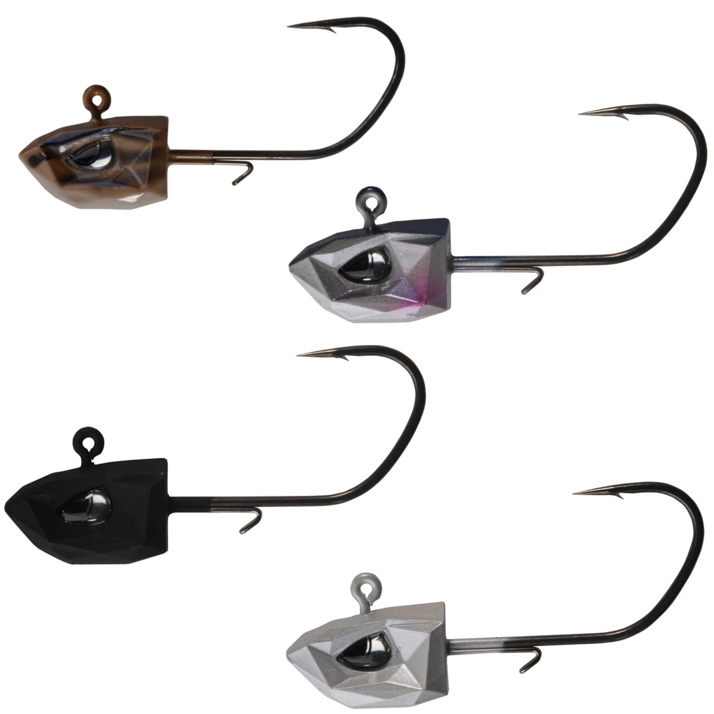 BKK Refrax Jig - 3 Jigköpfe Blue Shad1/8oz (ca. 3.5g) / Gr. 1/0