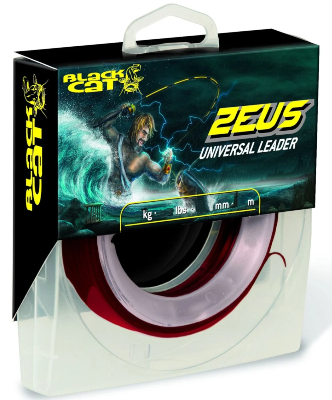 Black Cat 1,10mm 165kg Zeus Universal Leader - 40m Schlagschnur