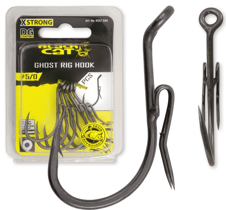 Black Cat Ghost Rig-Haken DG Größe 5/0 5 Stück