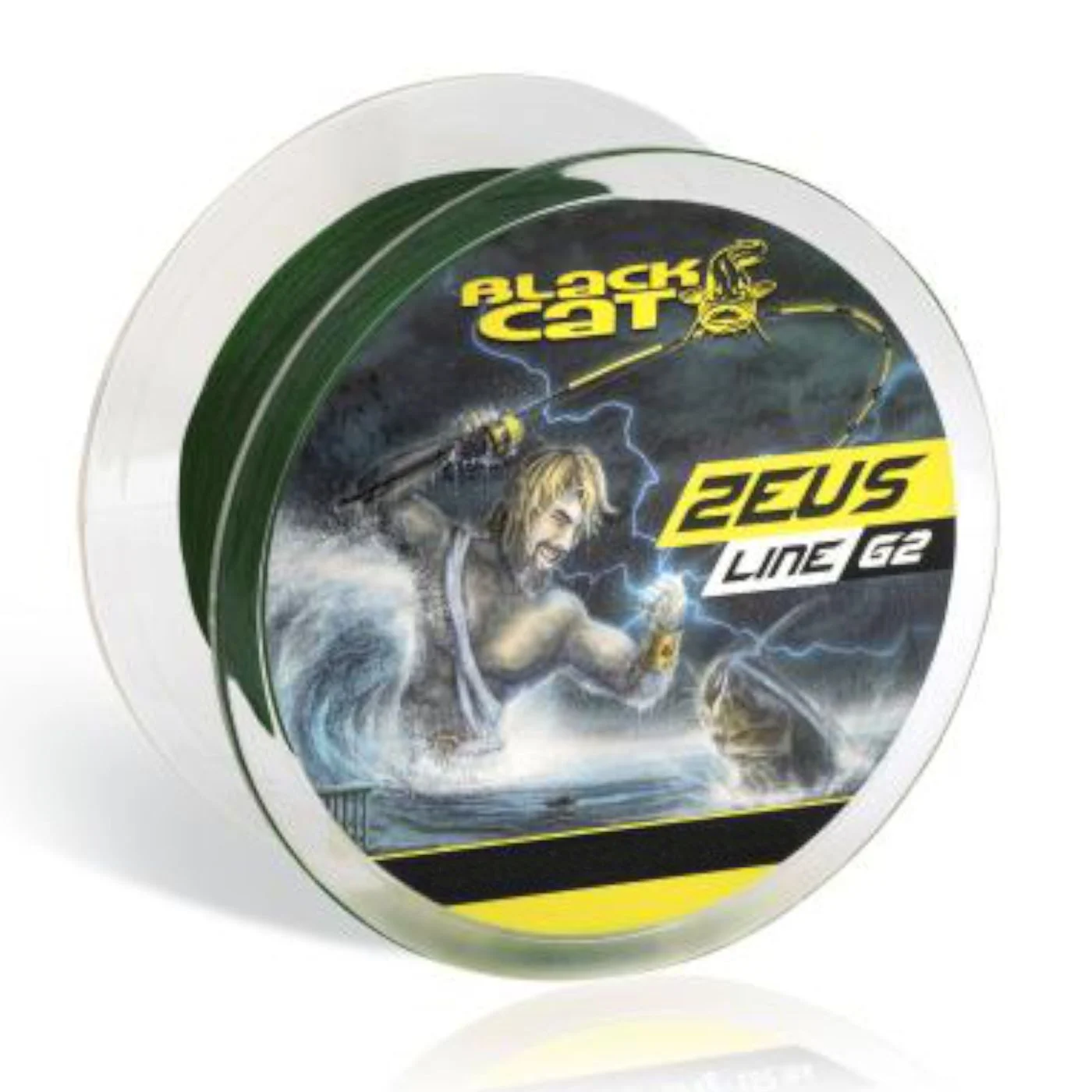 Black Cat Zeus Line G2 - 250m geflochtene Angelschnur 0.38mm / 37kg