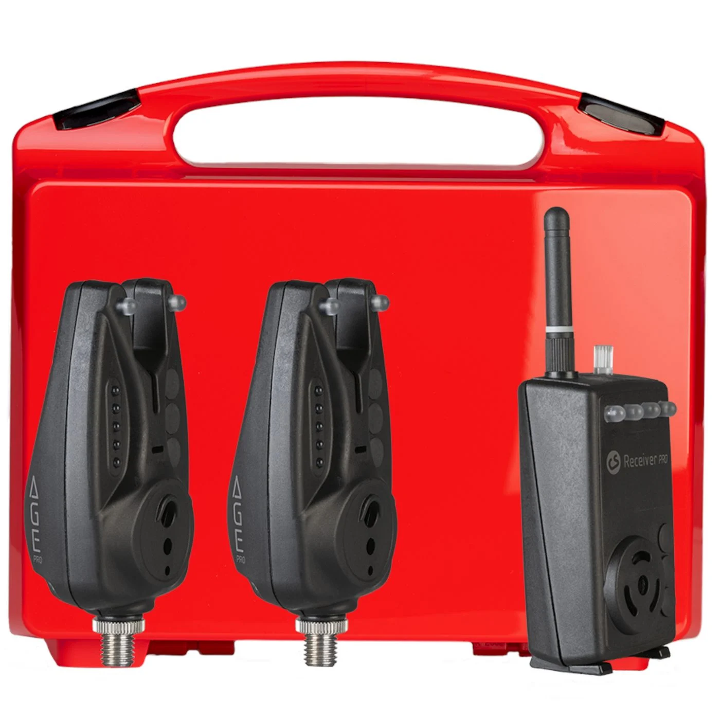 Carp Sounder AGE pro Set 2 Bissanzeiger + Receiver + Koffer - Set