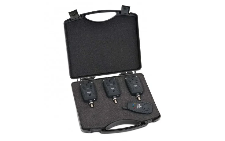 Carp Voice 3 3+1 Funk Set red+green+blue Funkbissanzeiger mit 100 Meter Reichweite