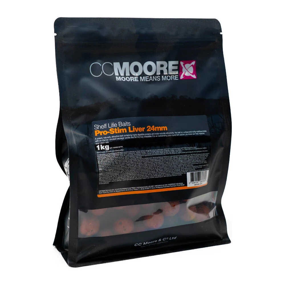 CC Moore Pro-Stim Liver Range Boilie 24mm 1kg