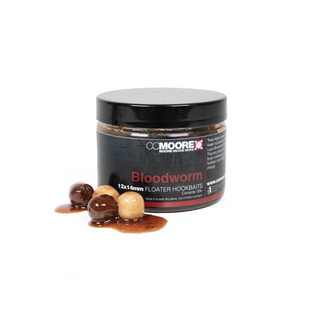 CCMoore Bloodworm Floater Hookbaits 12x14mm