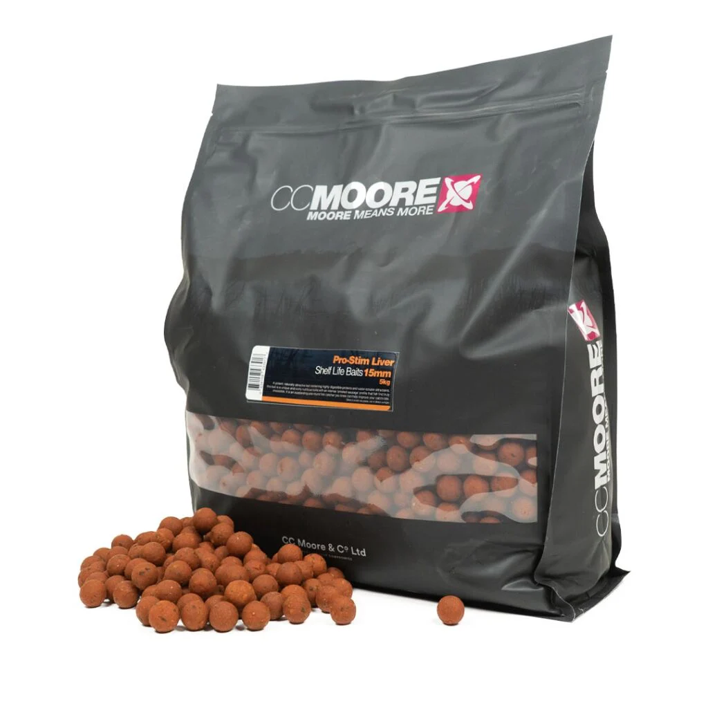 CCMoore Bulk Deal Pro-Stim Liver Boilies 15mm 20KG
