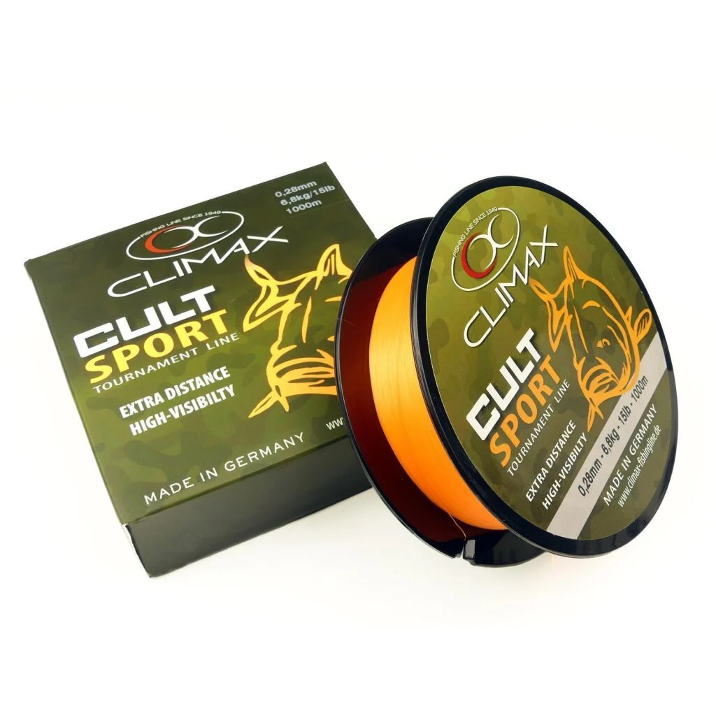 Climax CULT Carp Sport SB orange 1000m 0,25mm 5,8kg/13lb