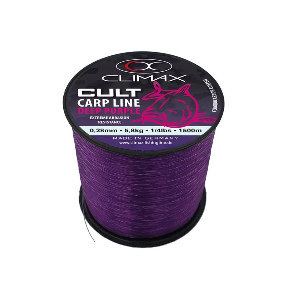 Climax CULT deep purple Karpfenschnur monofile Angelschnur