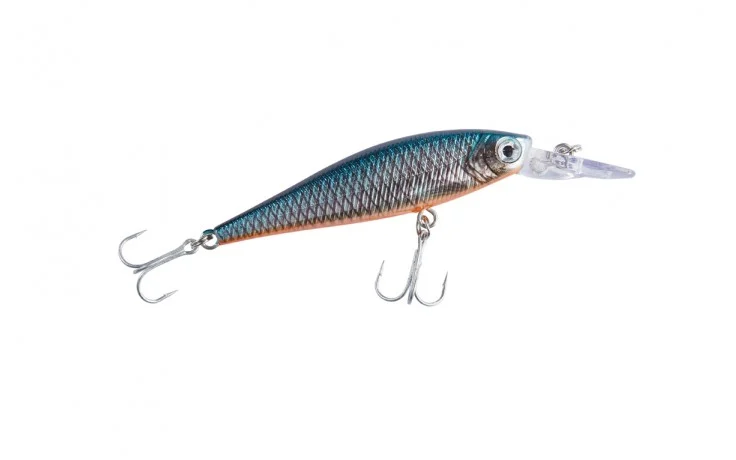 Colonel UV Striker Twitch Bait Weißfisch silber 8 cm 1,3 Meter Tauchtiefe 8 Gramm Wobbler mit UV aktiver Farbe und realistischem Laufverhalten