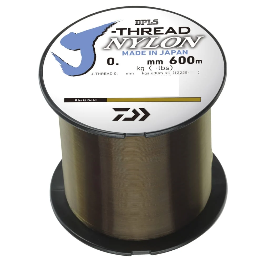 Daiwa J-Threads DPLS Monofile 0,285 mm 6,1 kg 600m Khaki Gold