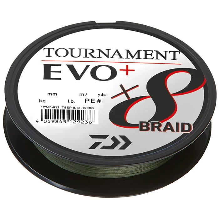 Daiwa Tournament X8 Braid Evo+ 0,16 mm 270 m 12,2 kg DG