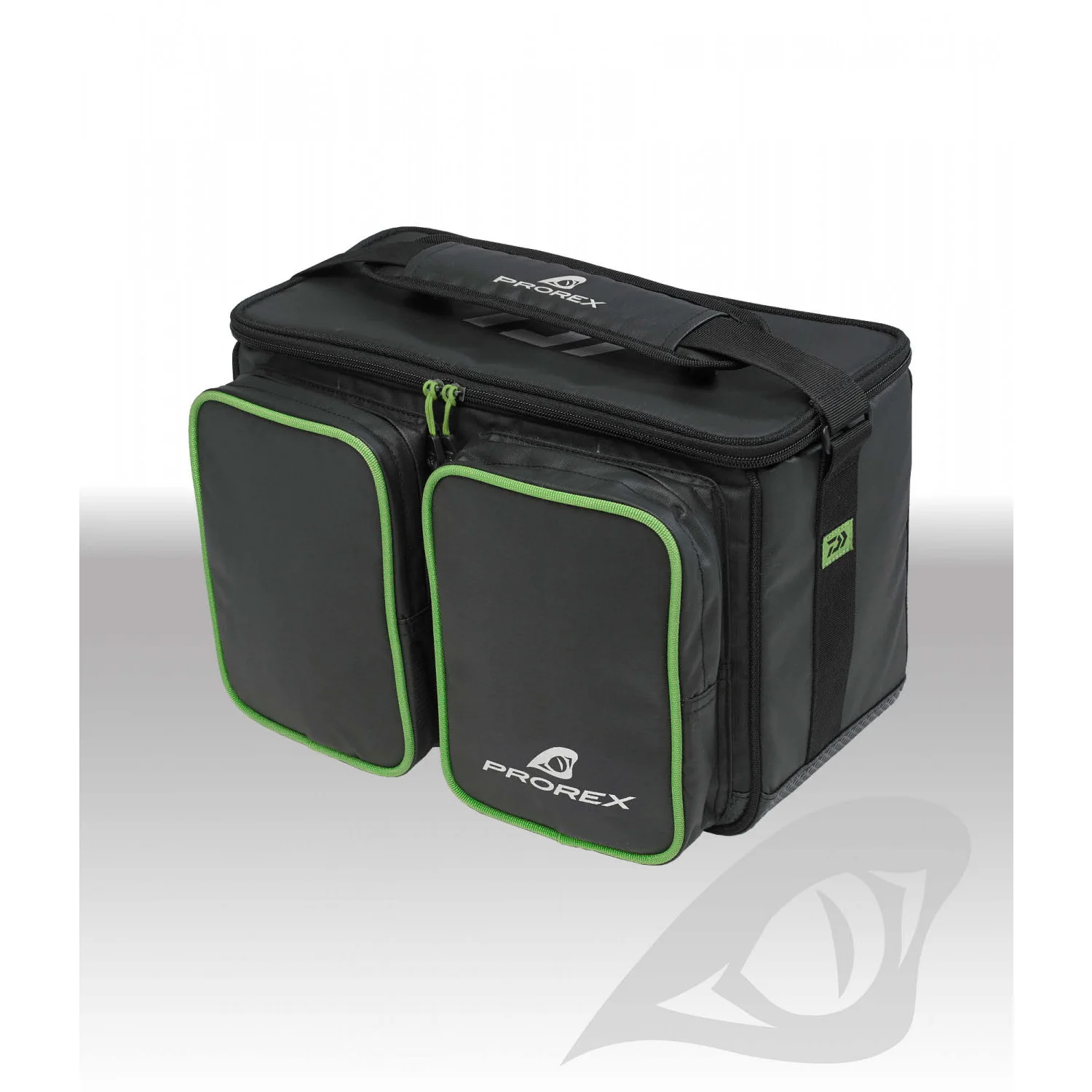 Daiwa Prorex Lure Bag, Shoulder Bag, 46x34x27cm, black/green, water repellent