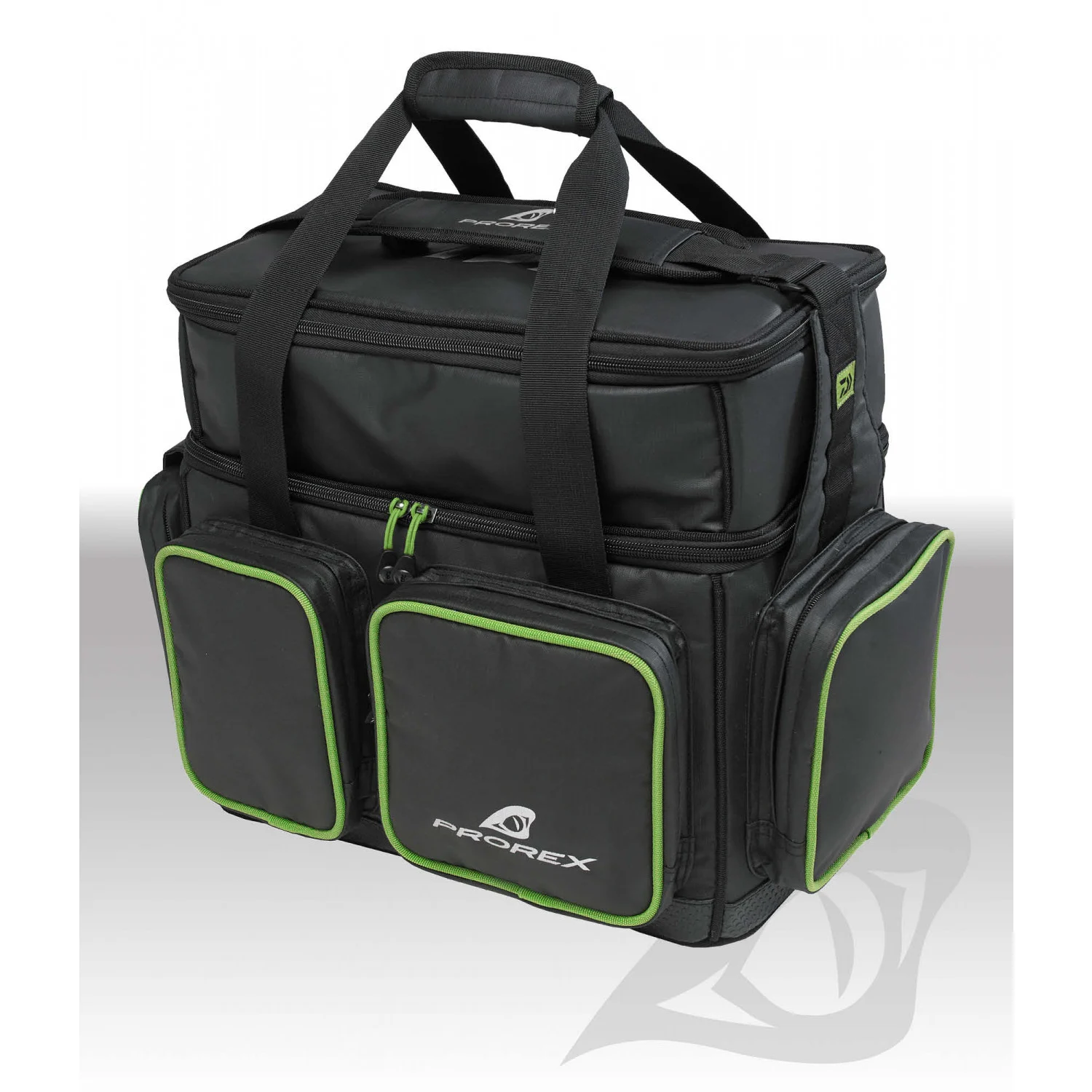Daiwa Prorex Lure Bag XL, 46x34x27cm, black/green, water repellent
