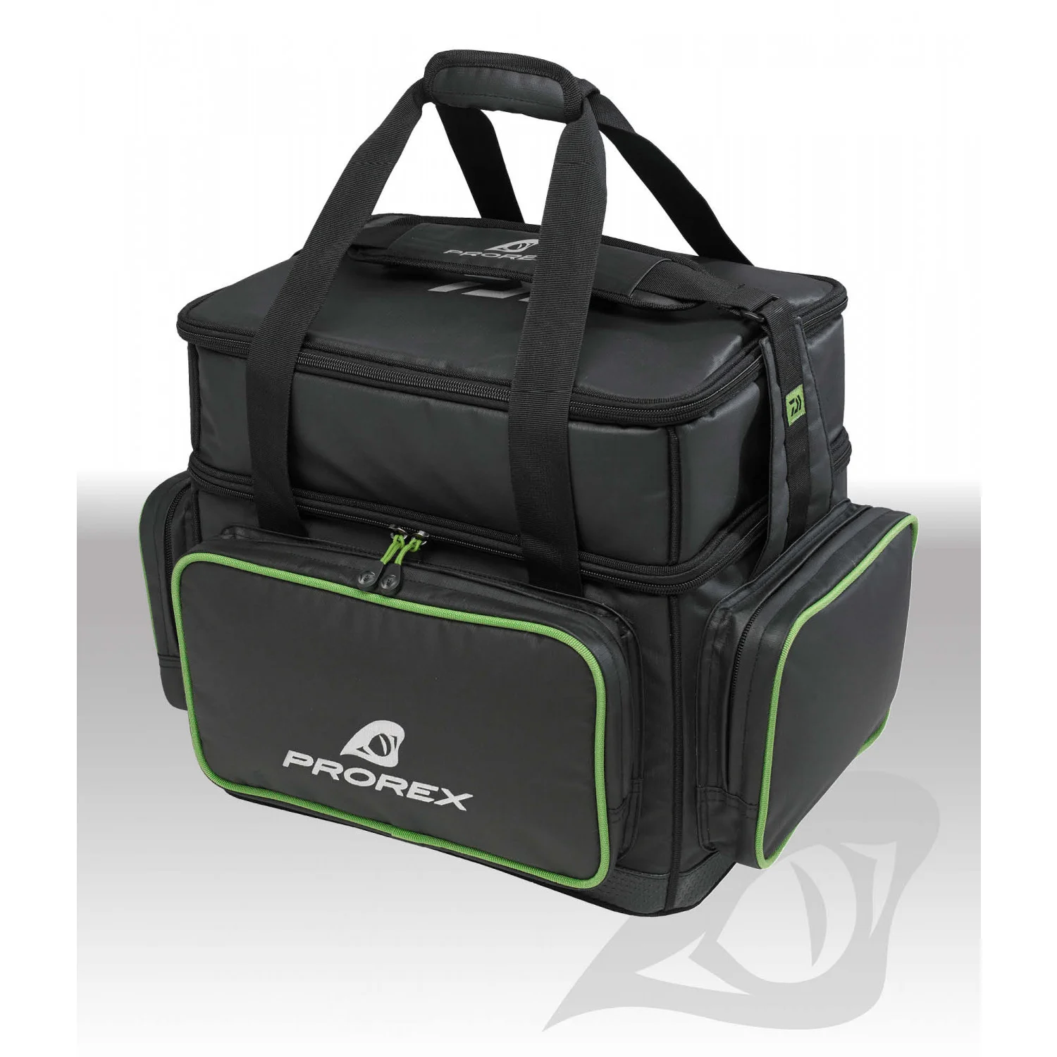 Daiwa Prorex Lure Bag XXL, 46x35x33cm, black/green, water repellent