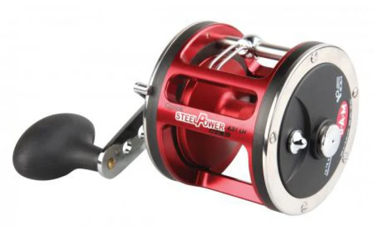 DAM Quick Steelpower Red Saltwater Trolling Reel LSH Multirolle