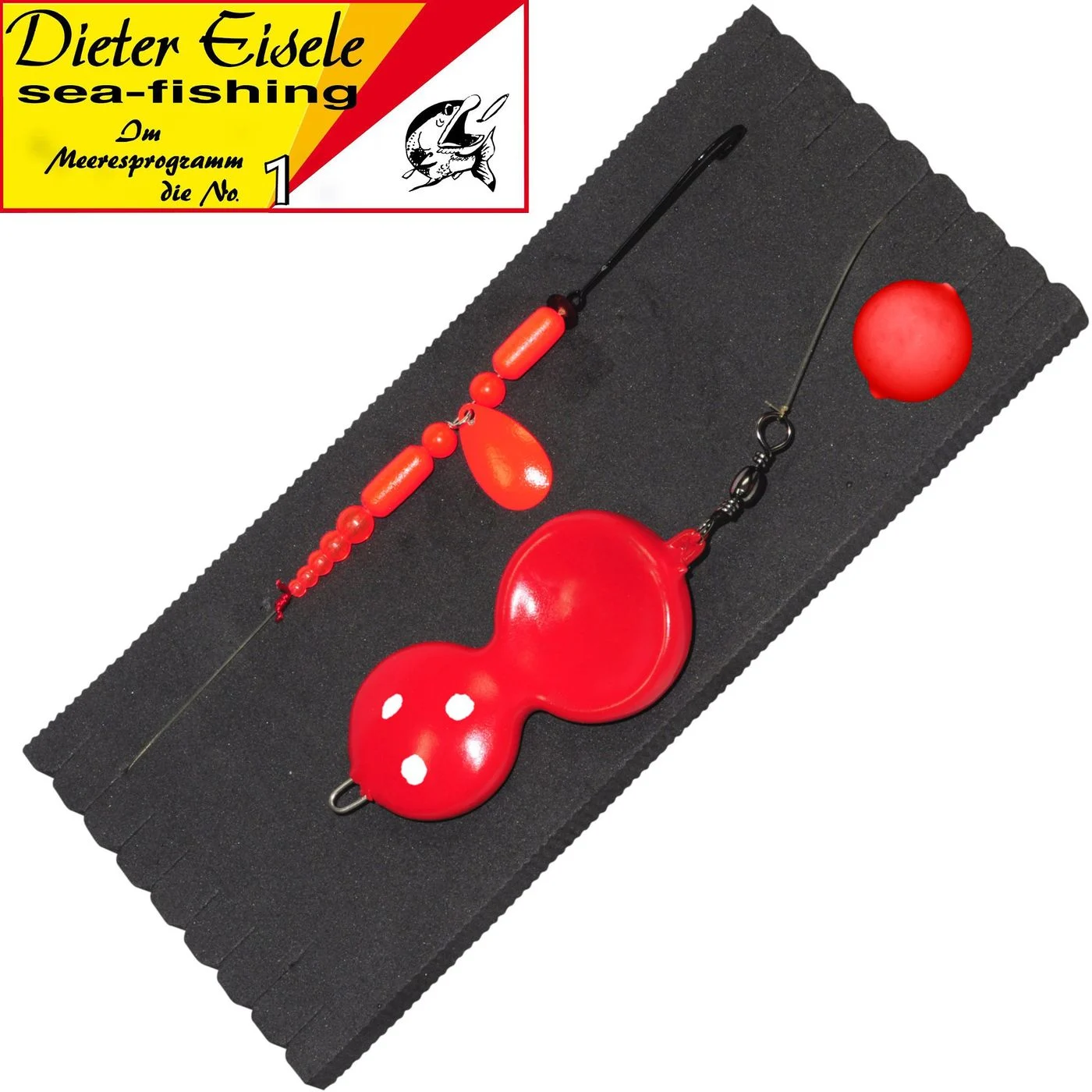 Dieter Eisele Doublettenlifter rot - Buttlöffel + Meeresvorfach 30g