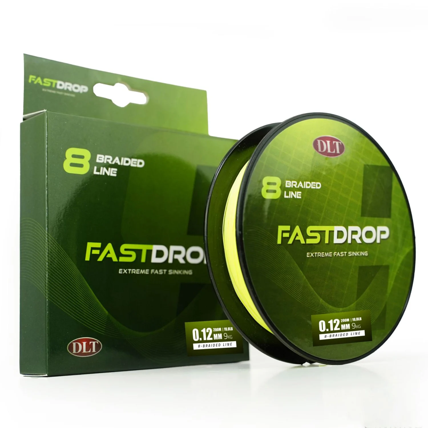DLT FastDrop 8-Braid - Geflochtetne Schnur Durchmesser: 0,12mm - 9kg