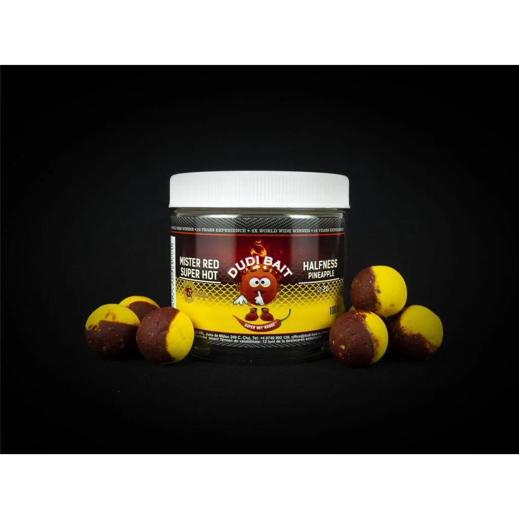 Dudi Bait Mister Red Super Hot HALFNESS Wafters