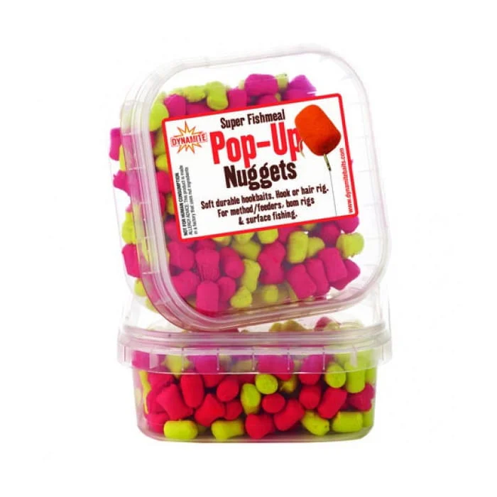 Dynamite Baits Super Fishmeal Nuggets Pop Ups Red & Yellow