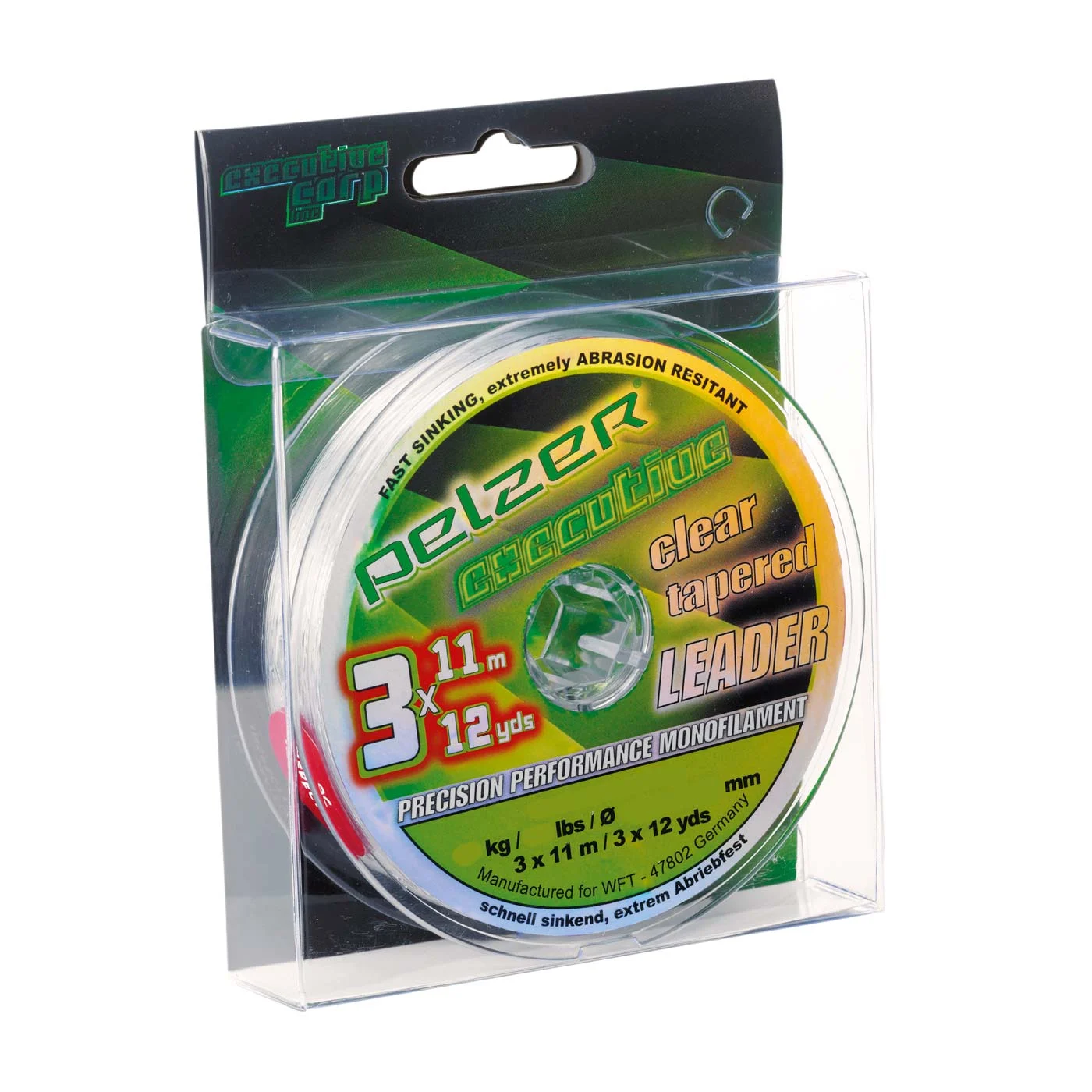 Pelzer Executive Taperd Leader 0,35-0,60mm 3 x 11m clear