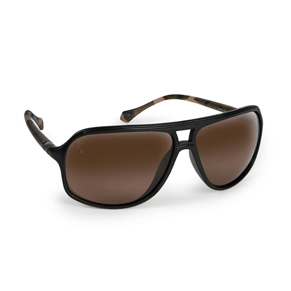 Fox AV8 Sonnenbrille Black/Camo Brown Lens