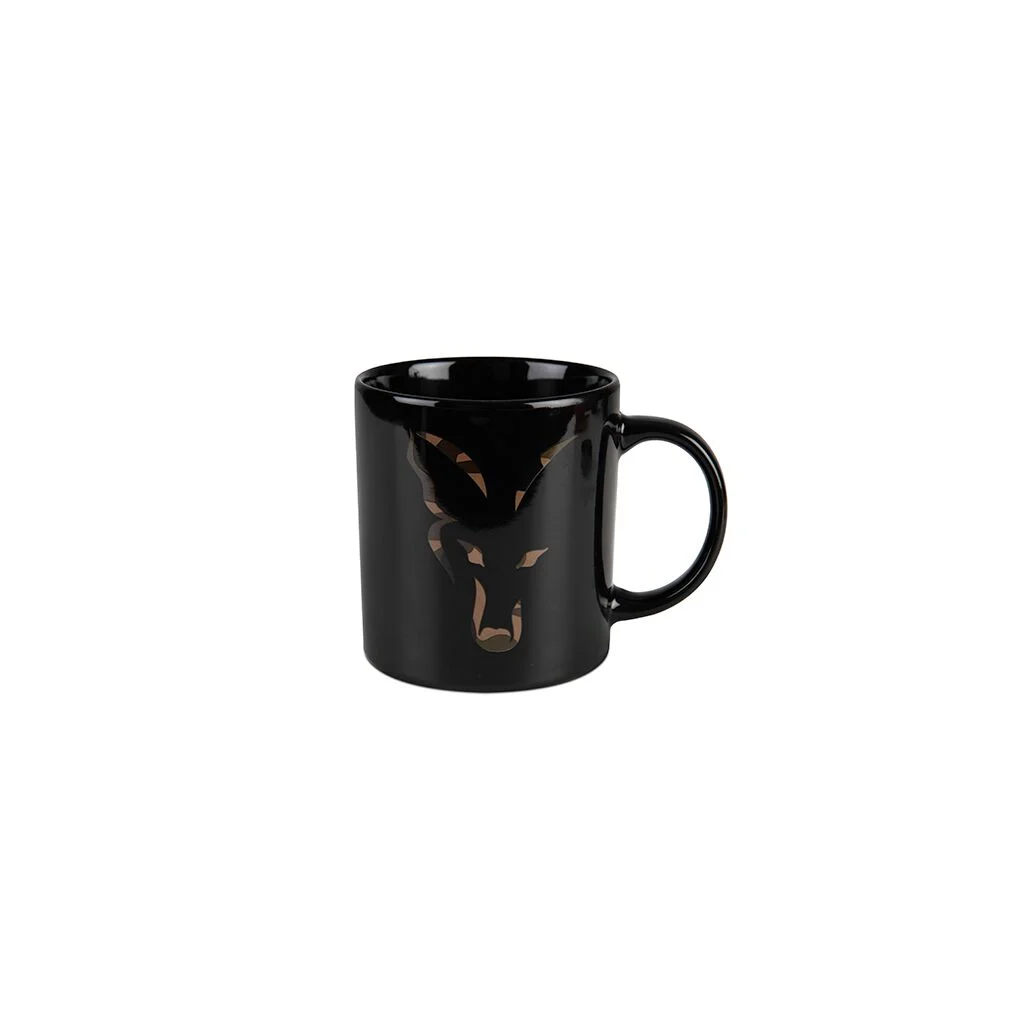 Fox Black and Camo Head Ceramic Mug