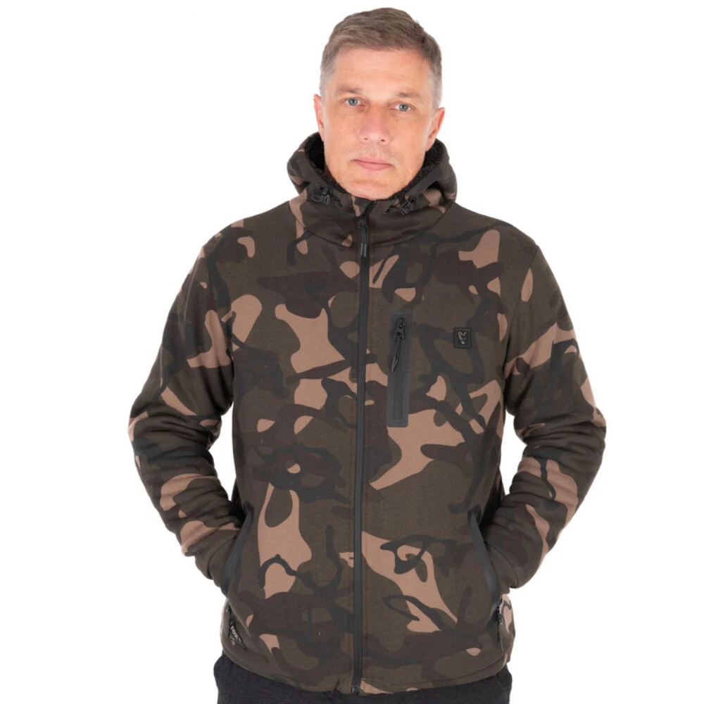 Fox Camo Full Zip Prem Sherpa 310 Hoodie Gr.XXXL