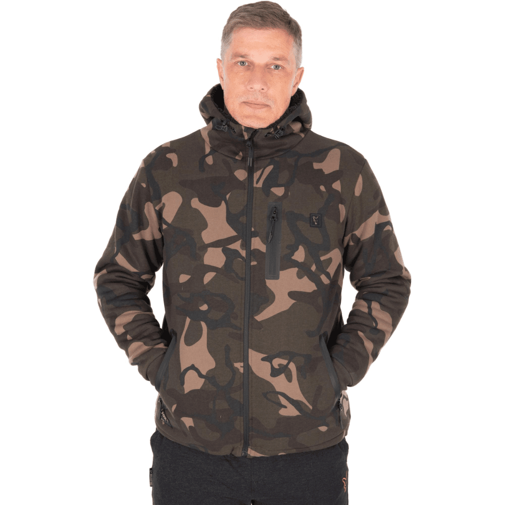 Fox Camo Full Zip Prem Sherpa 310 Hoodie Large