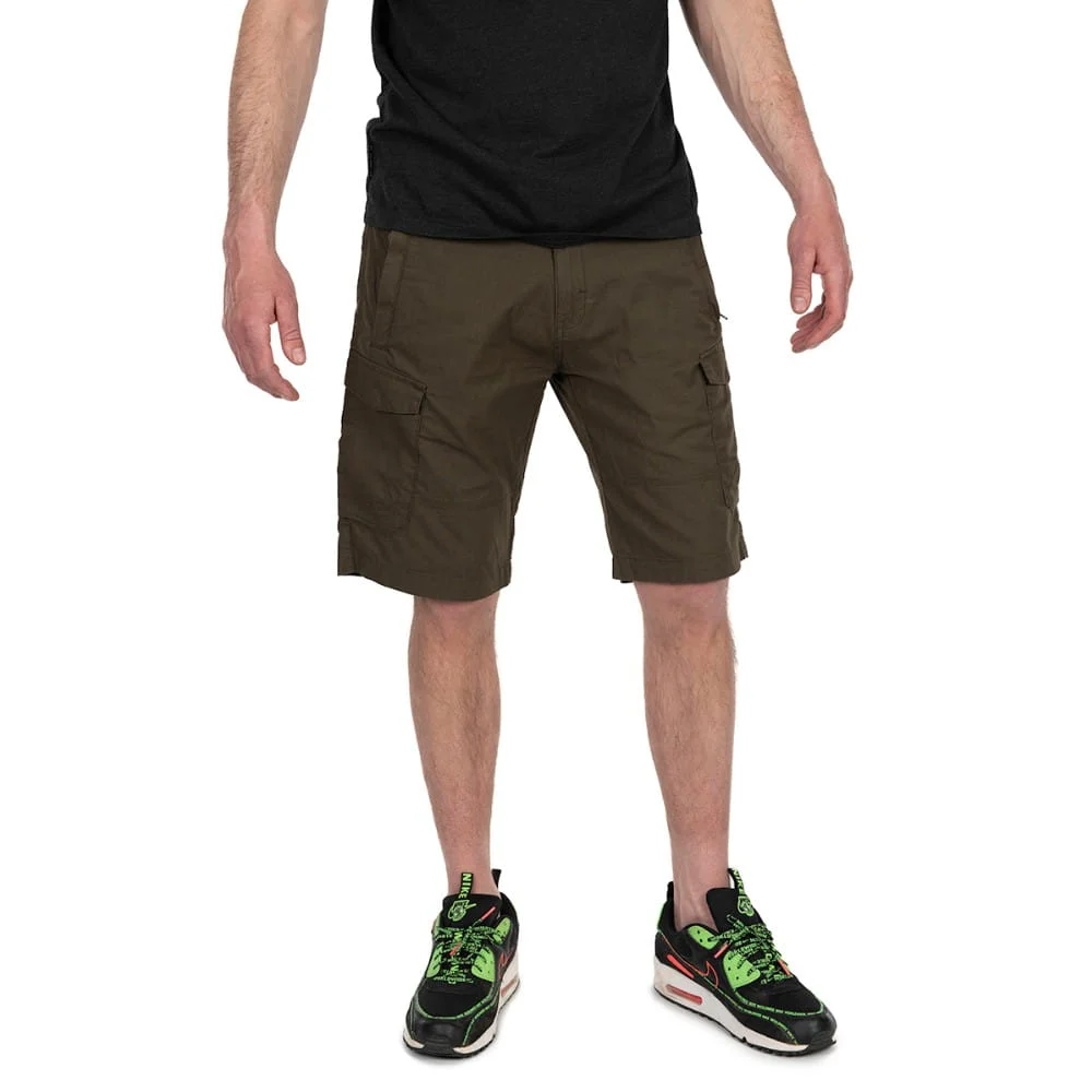 Fox Collection LW Cargo Shorts Green & Black S