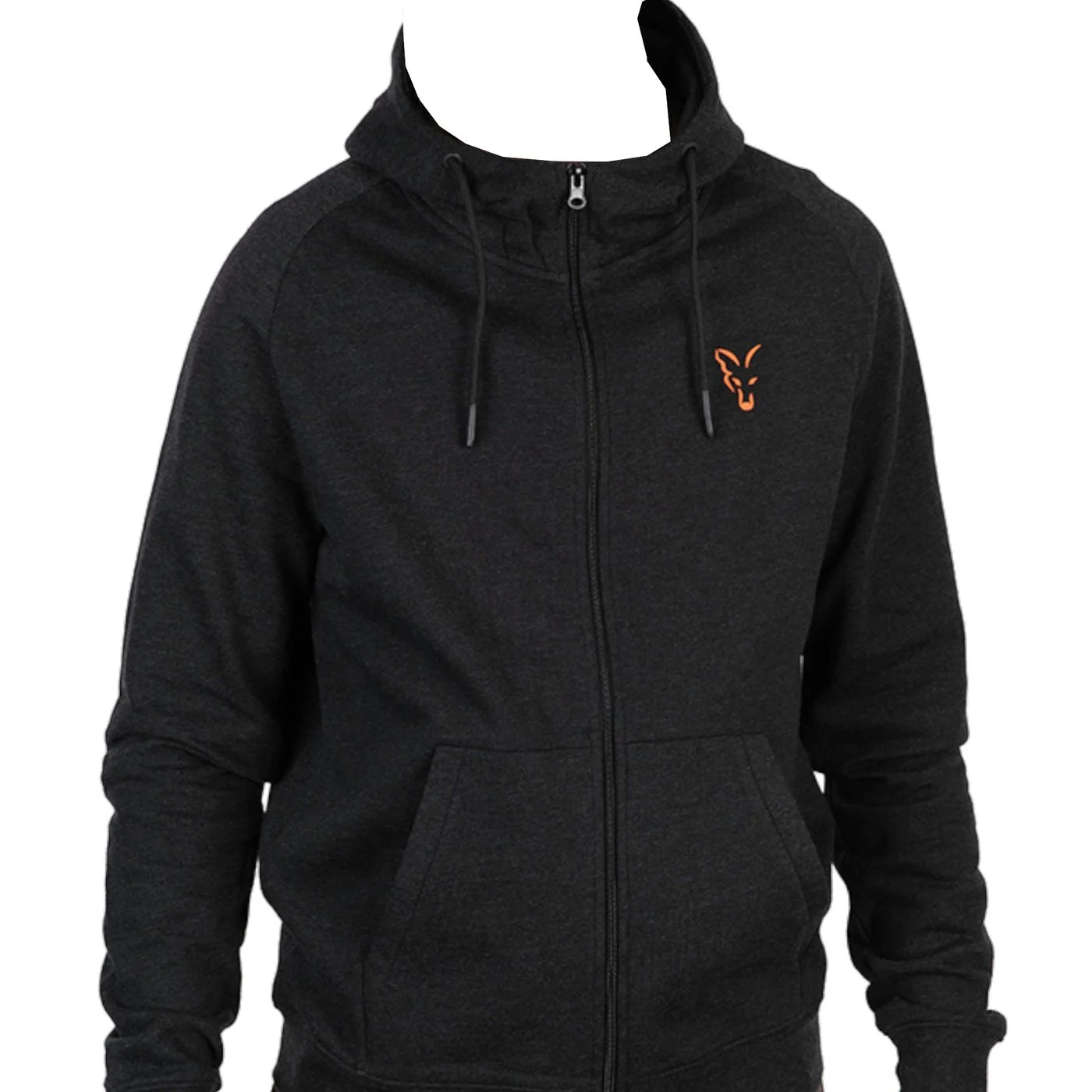 Fox Collection Lw Hoody Black & Orange - Angelpullover