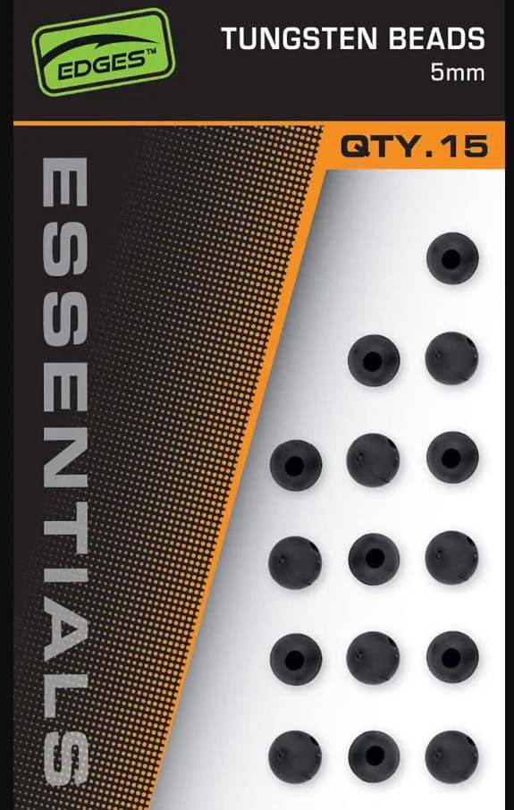 Fox Edges 5mm Tungsten Beads 15 Stück