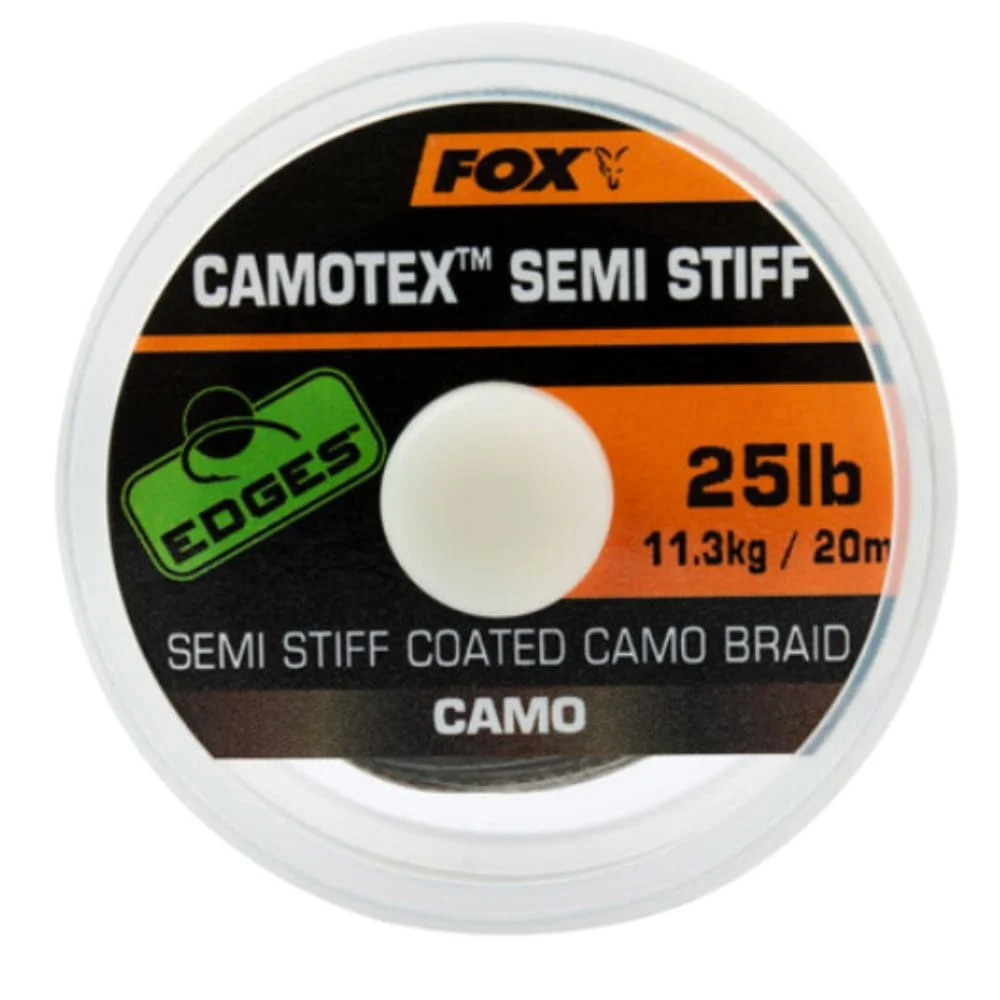 Fox Edges Camotex Semi Coated Camo Braid 25lb-20m