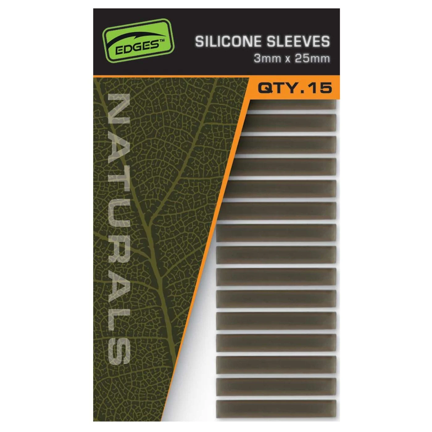 Fox Edges Silicone Sleeves 3x25mm - 15 Silikonschläuche