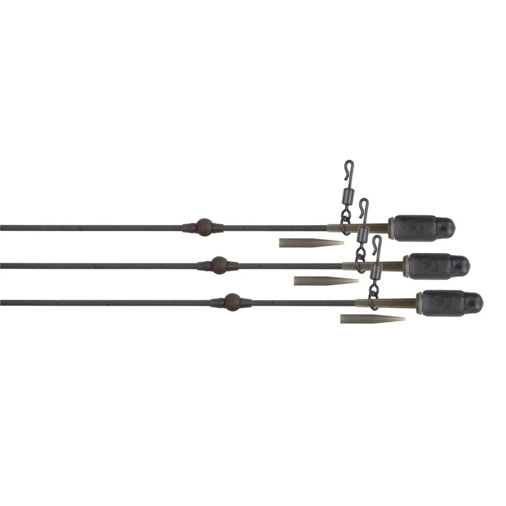 Fox Edges Tuff Tungsten Tubing Heli-Clip Rigs 3pcs