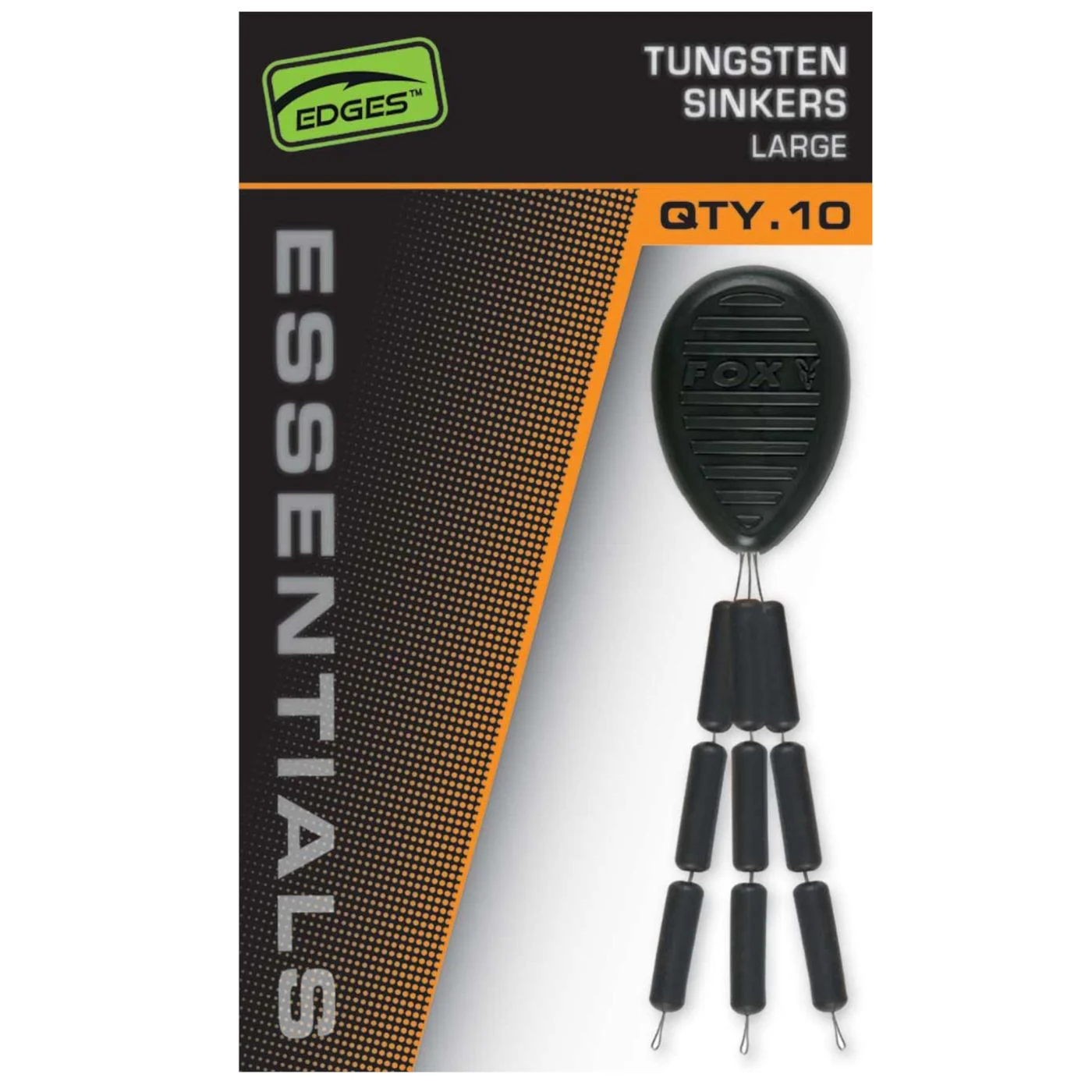 Fox Edges Tungsten Sinkers Large - 10 Angelgewichte