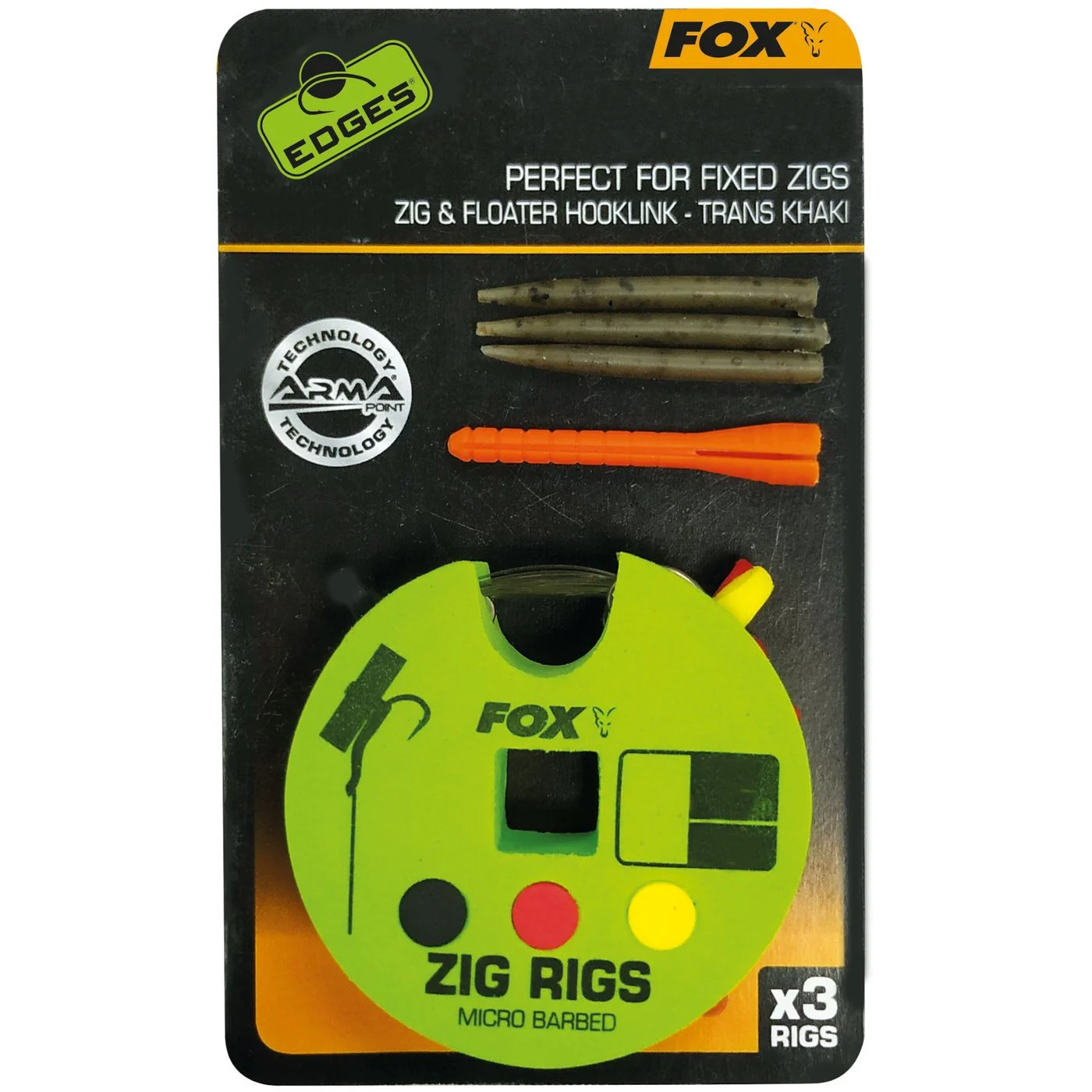 Fox Edges Zig Rig 8 12lb - Rig Karpfenrig 12ft