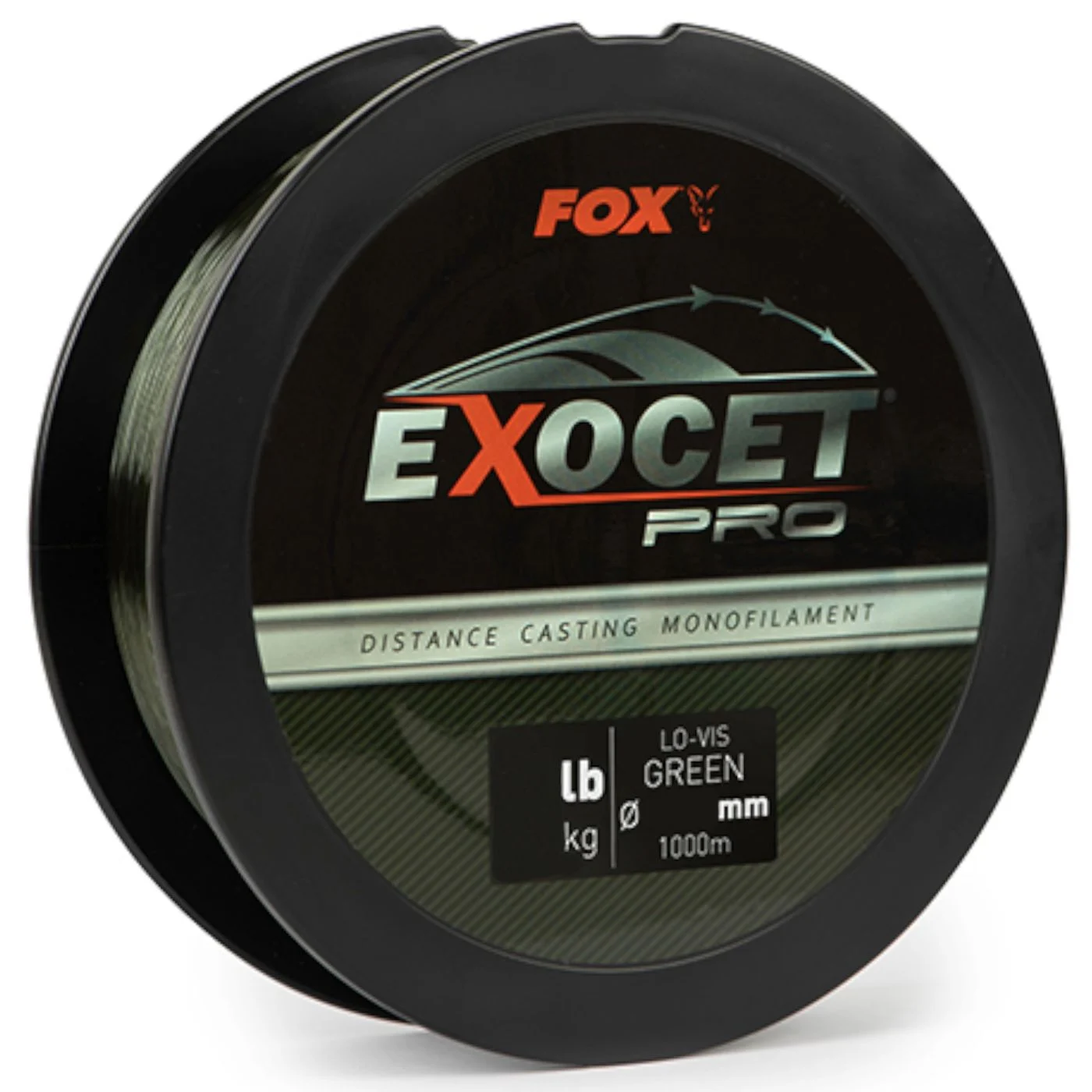Fox Exocet Pro Monofilament Low Vis Green - 1000m Karpfenschnur