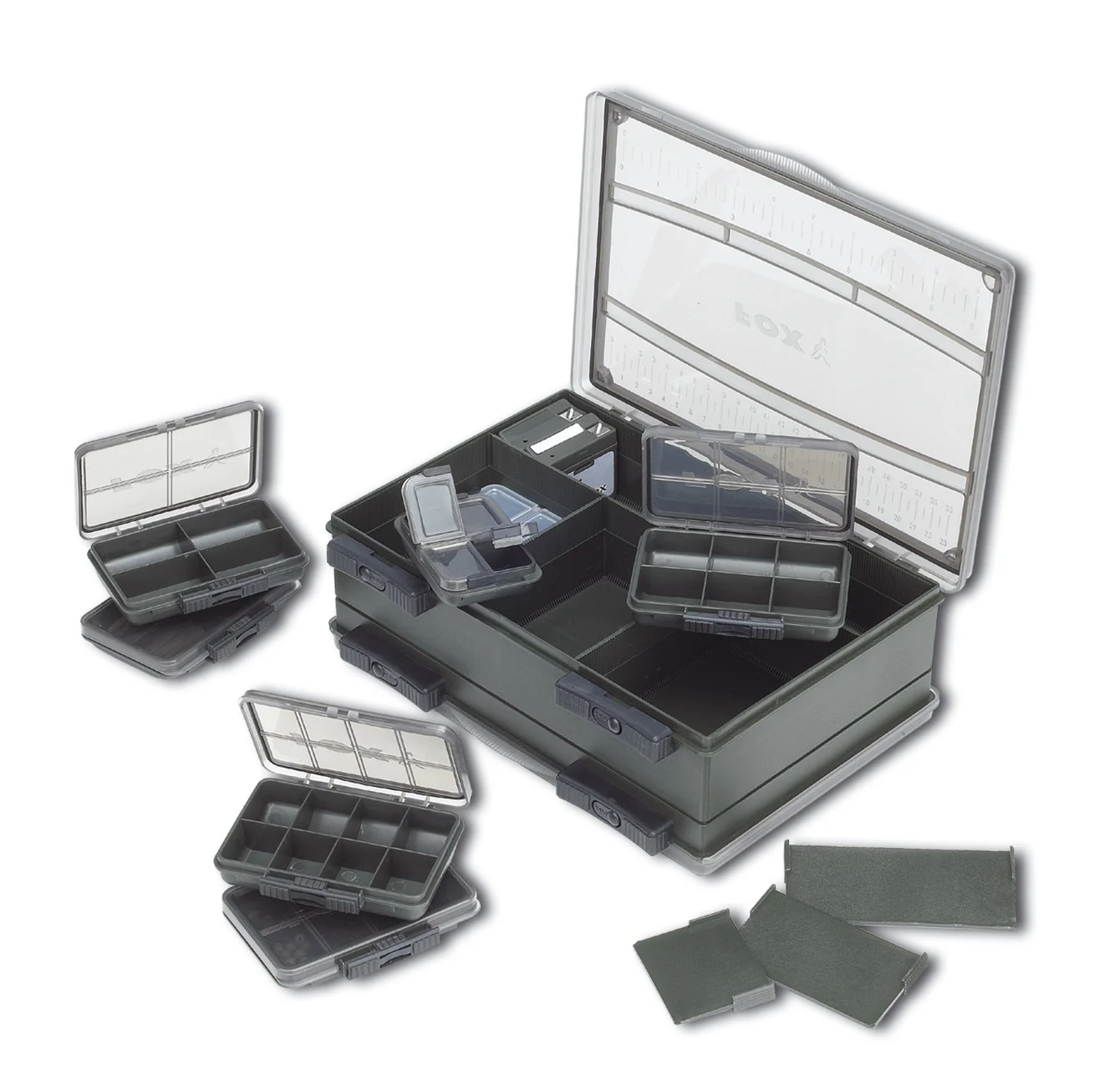 Fox F Box Deluxe Double Medium Box Tacklebox System