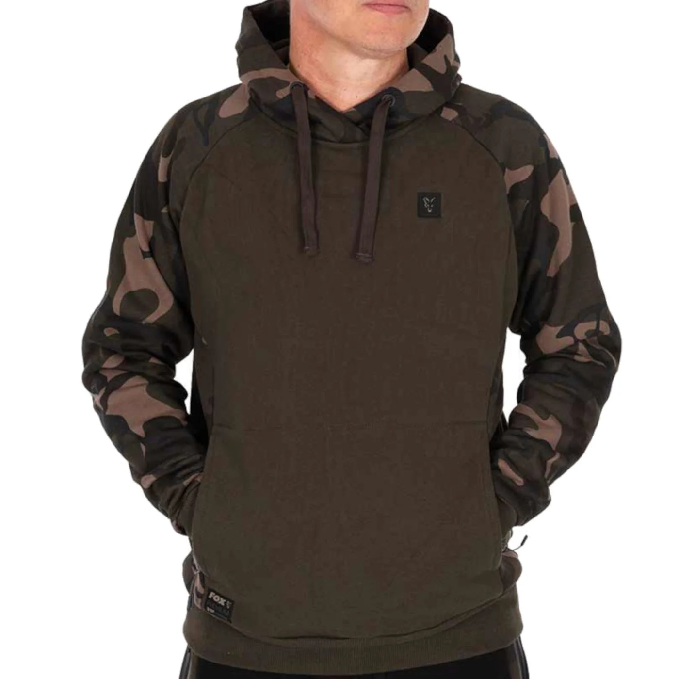 Fox Khaki / Camo pullover premium Hoodie - Angelpullover S