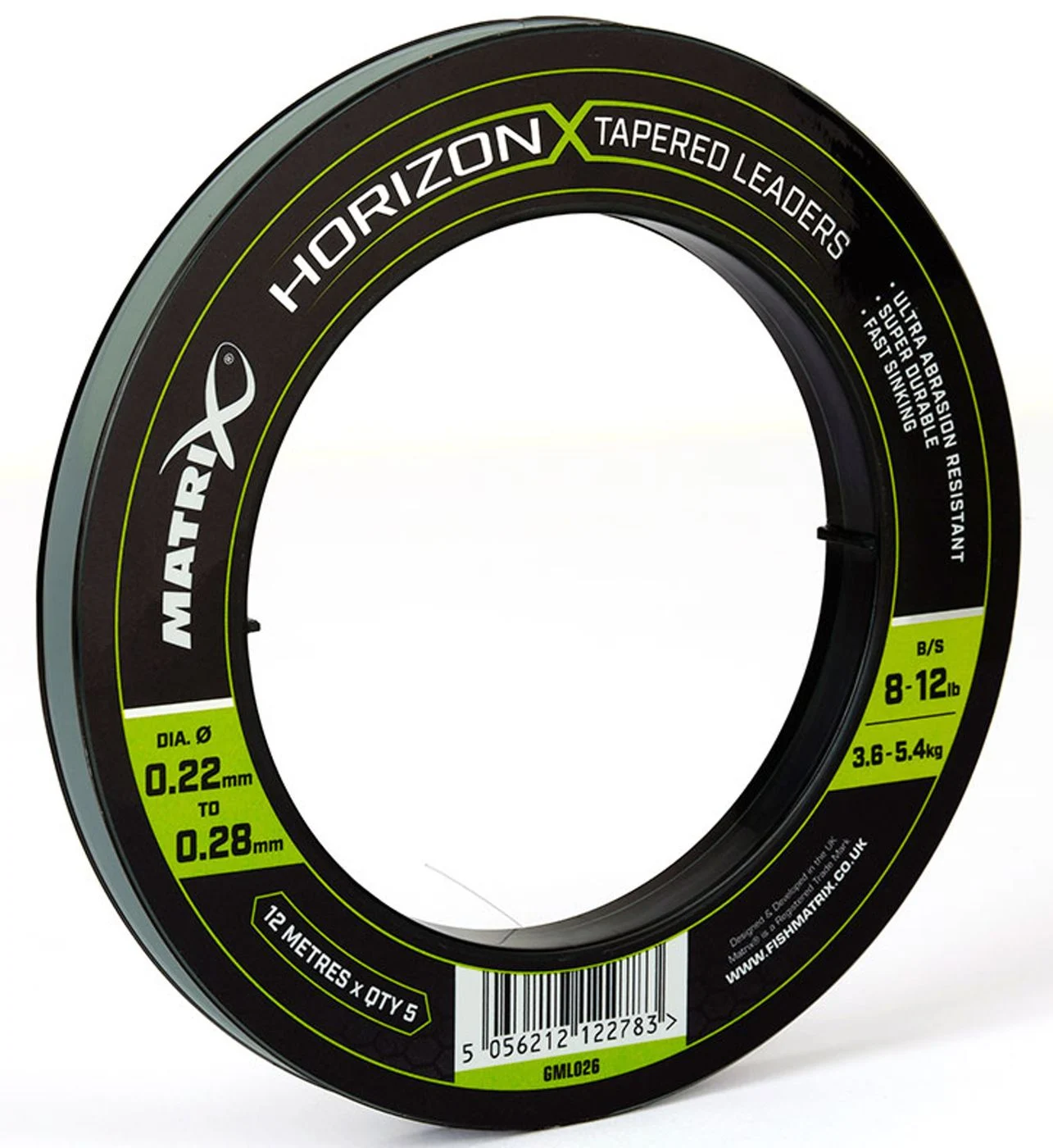 Fox Matrix Horizon X Tapered Shock Leader - 5 Vorfächer