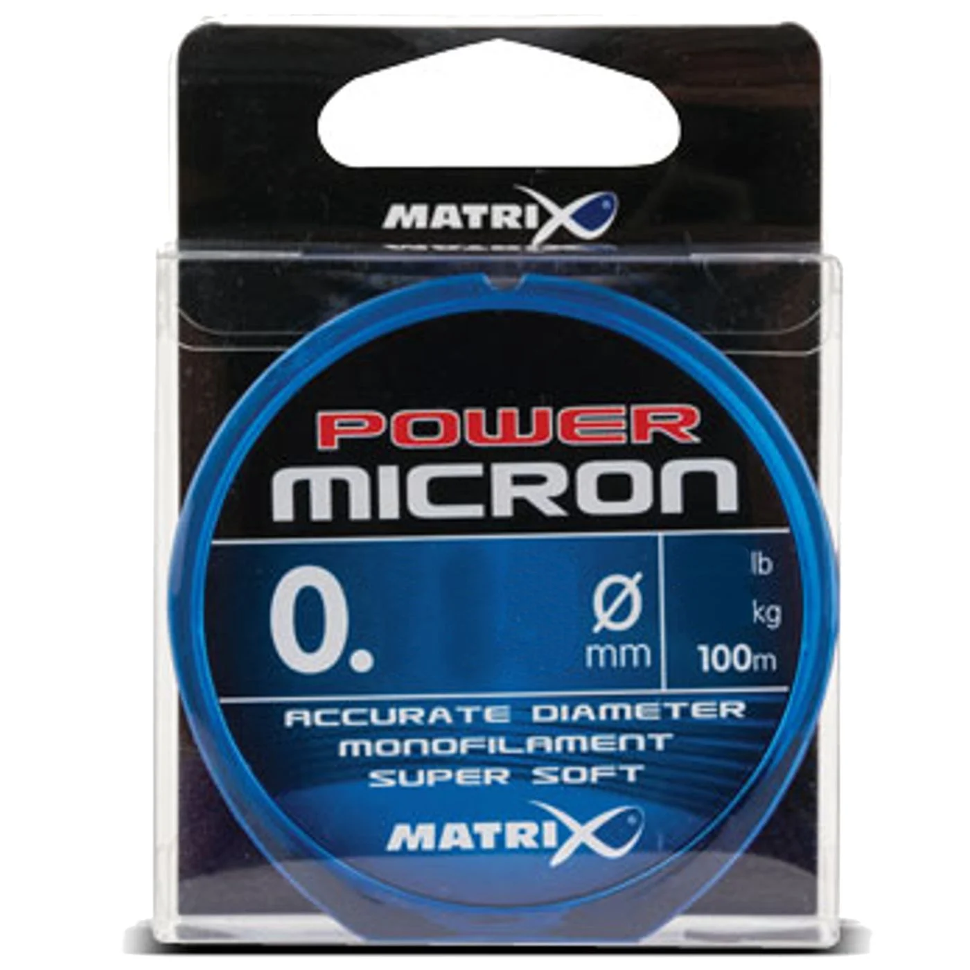 Fox Matrix Power Micron 100m - Vorfachschnur 0.070mm / 1.10lb / 0.50kg Tragkraft